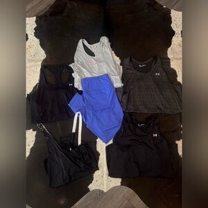 Under Armour Athletic Tank Tops and Leggings Set